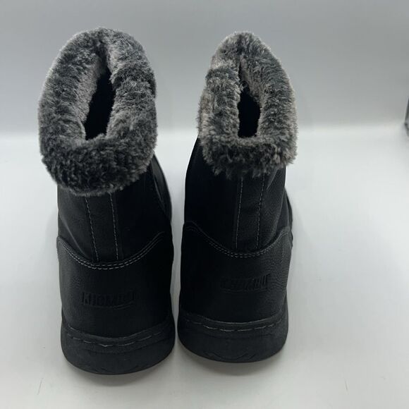 KHOMBU Black Addison Winter Bootie-10M - Picture 5 of 10